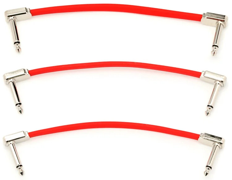 Ernie Ball P06402 Flat Ribbon Pedalboard Right Angle to Right Angle Patch Cable 5290₽