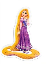 Disney Princesses RAPUNZEL Anime Cartoon Water Resistant Iridescent Sticker