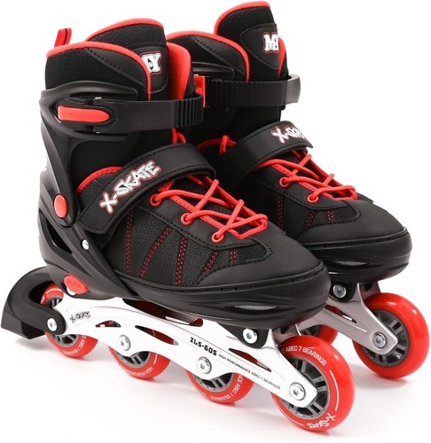 M.Y X-Skate Kids Inline Roller Skates with Built In Adjusters Roller Boots - Picture 2 of 21