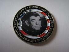 Lt. Gen John LeJeune 1867 - 1942 13 Commantment Of the Marine Cor Challenge Coin