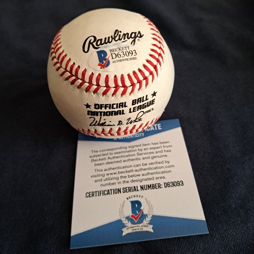Johnny Podres Autographed RONLB BECKETT AUTHENTICATION - 第 3/7 張圖片