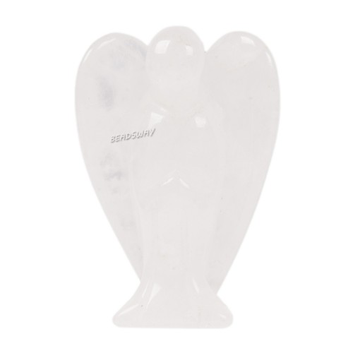 Carved Gemstone 50mm Peace Angel Pocket Guardian Crystal Healing Reiki Statue 2" - Picture 78 of 96