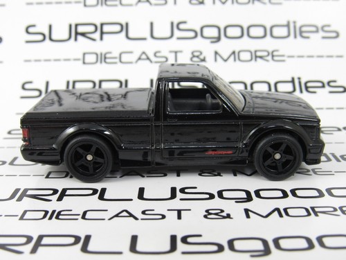 Hot Wheels 1:64 LOOSE Black 1991 GMC SYCLONE Pickup Custom Swap w/Real Riders BB - Picture 4 of 9