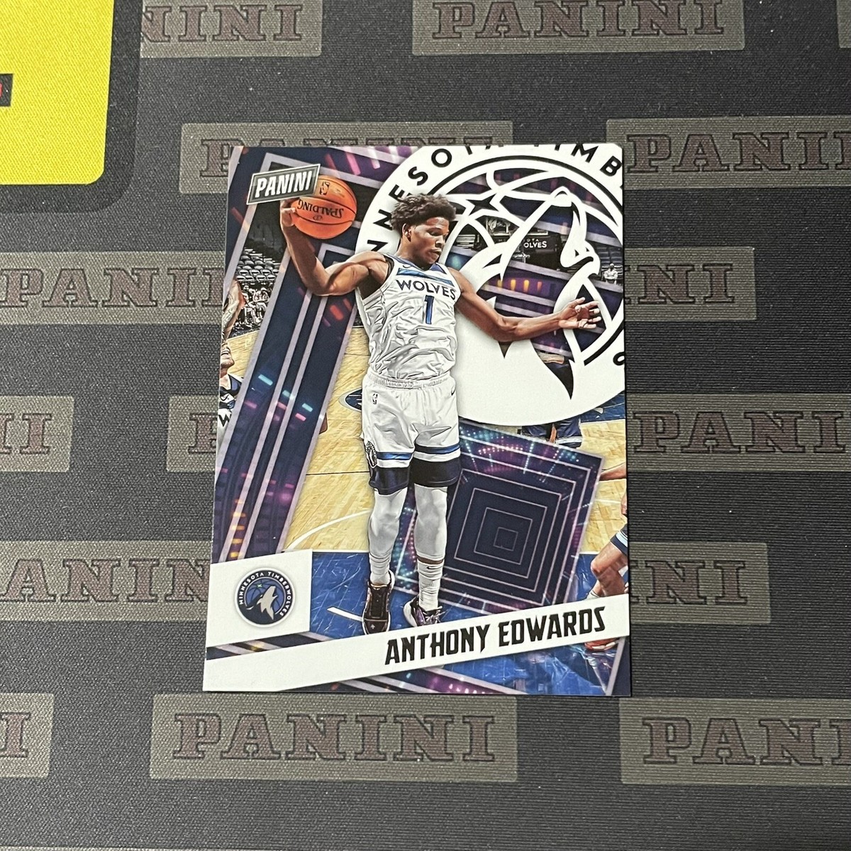 2020 Panini 未開封 ボックス NBA Anthony Edwards 2020-21 White Box 1 of 1 Anthony Edwards Noir RPA RC PATCH