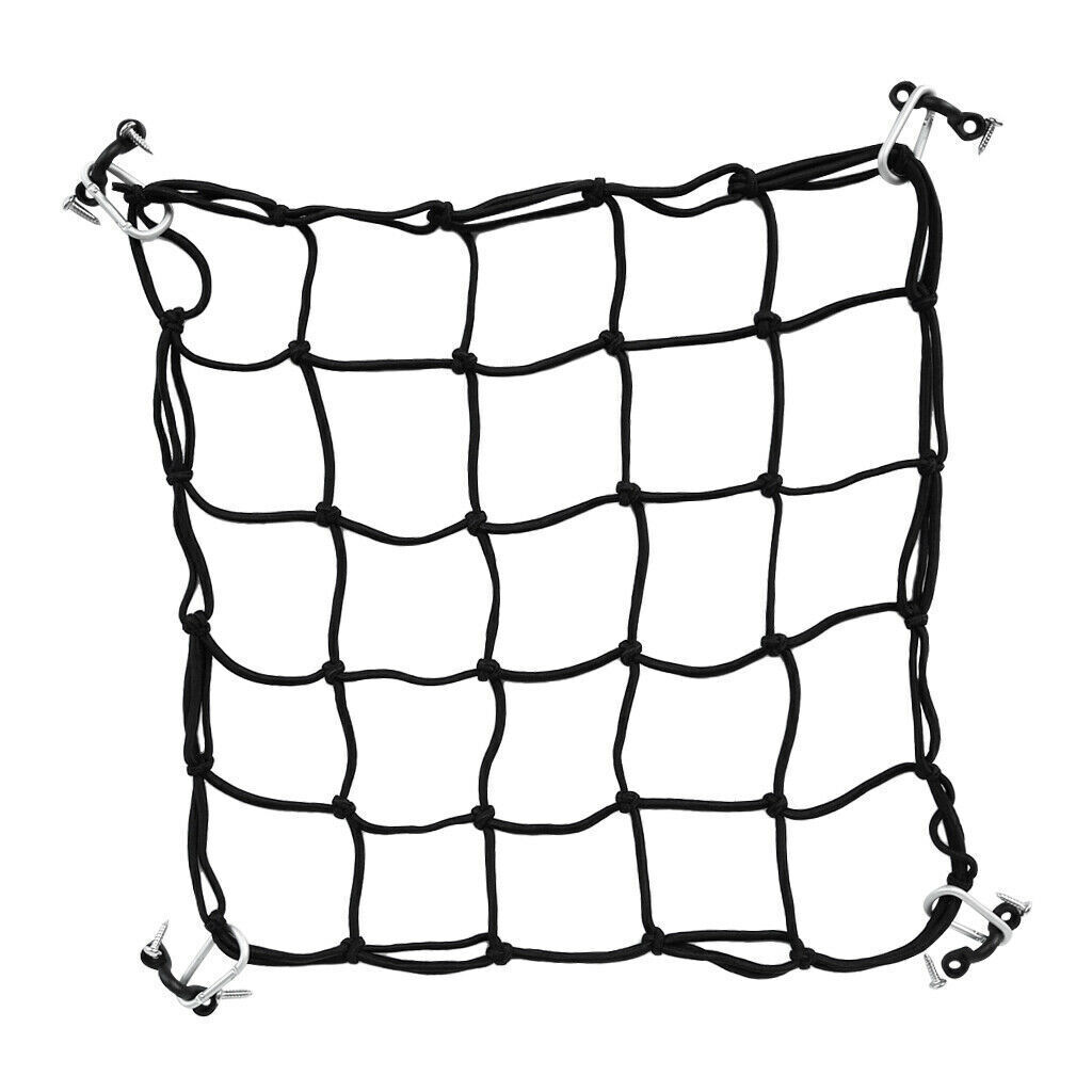 Kayak Deck Cargo Bungee Net w/ Pad Eyes and Snap Hooks Kayak