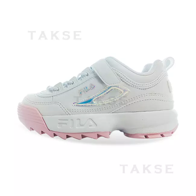 Fila disruptor 2 branco e rosa sales
