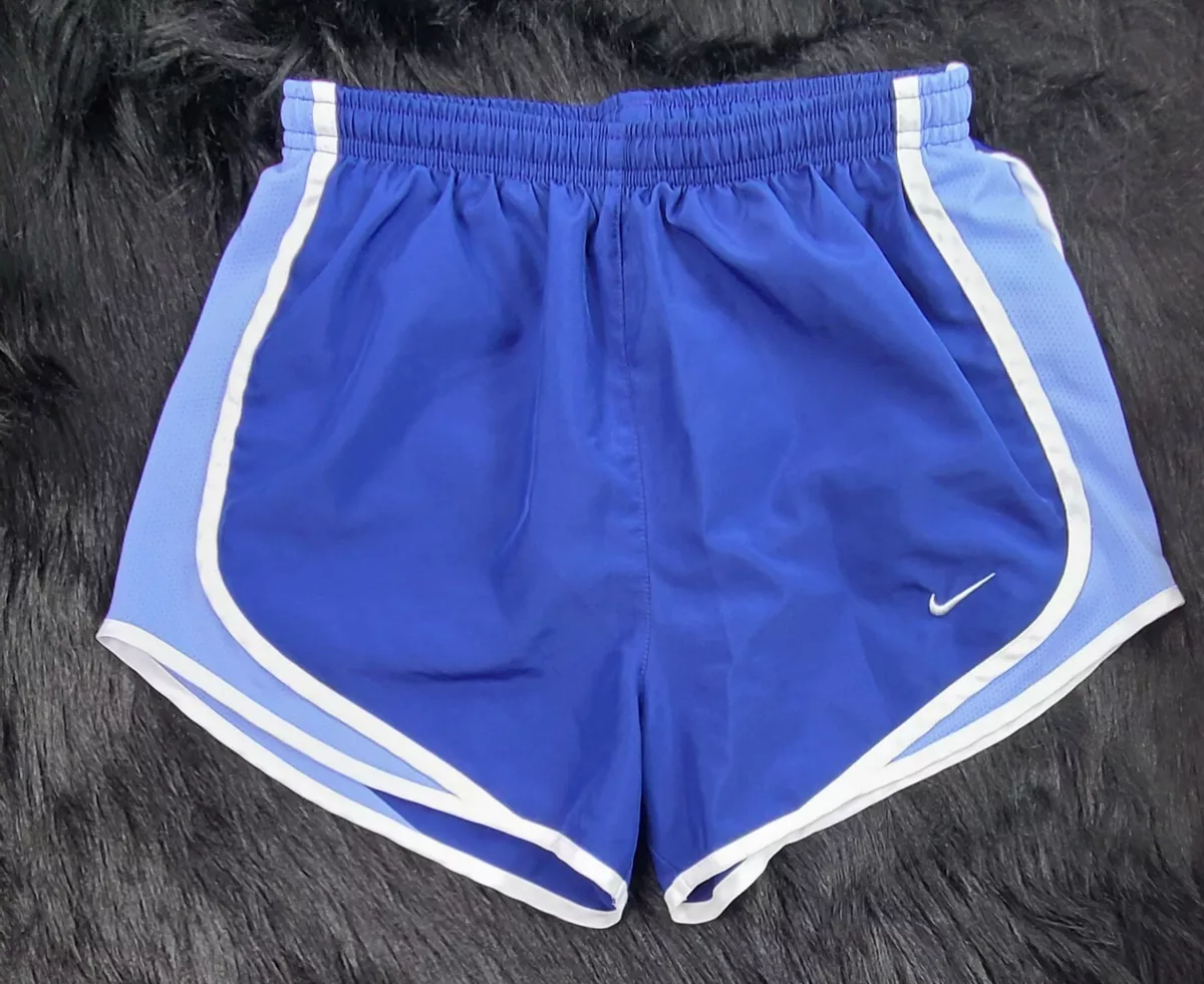 Nike Running Shorts Womens Dri Fit Tempo Shorts XS Two tone Blue