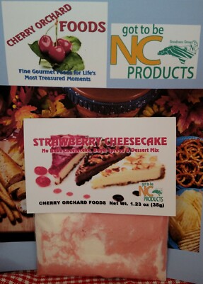 Strawberry Cheesecake Dessert Mix (2 mixes) fruit dips cheesecakes cream pies