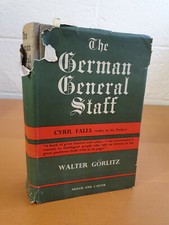 WALTER GORITZ The German General Staff - 1st ed 1953 in d/j - w