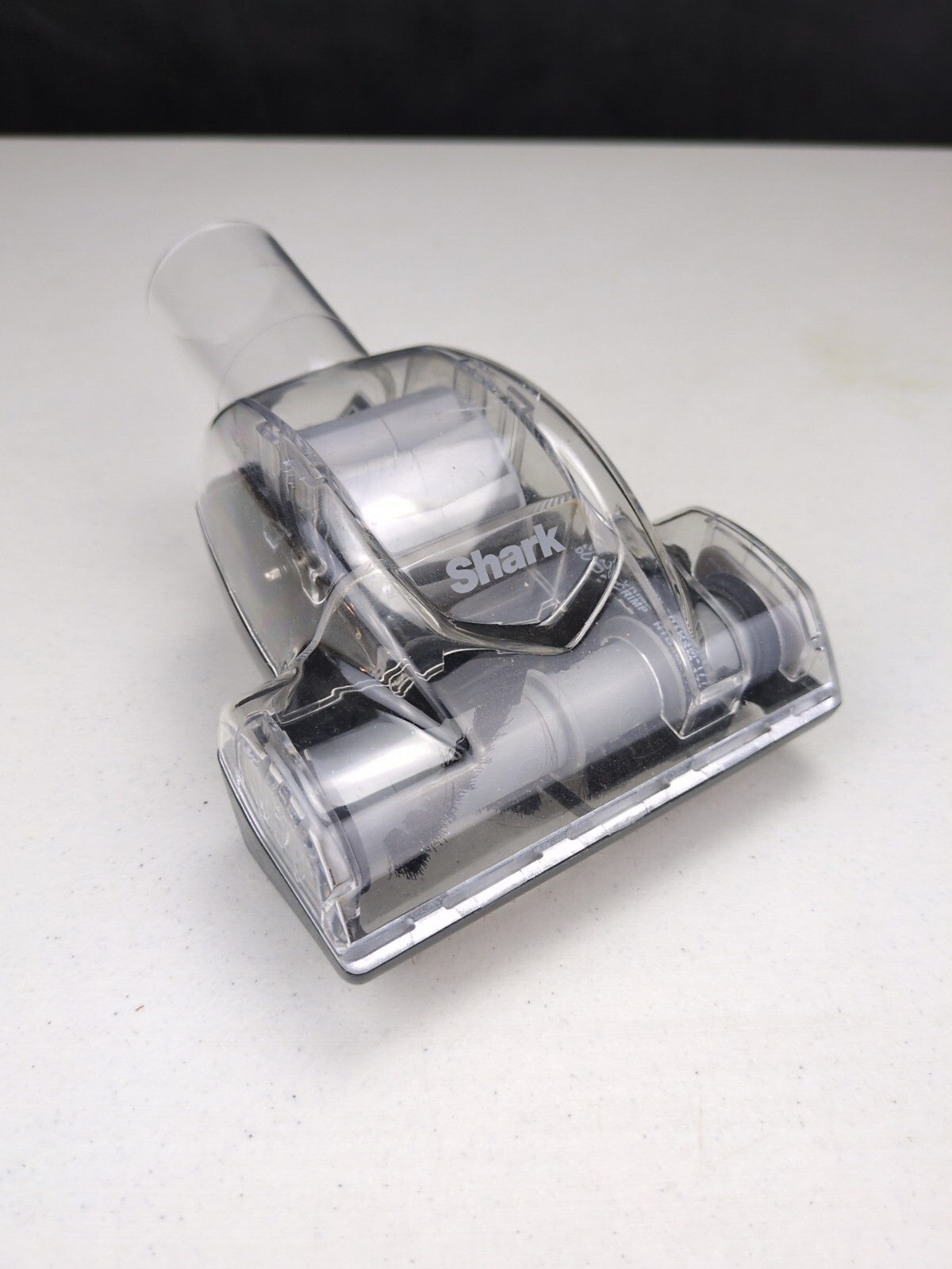 Shark Vacuum OEM Pet Hair Power Brush Attachment Black Clear Used-image