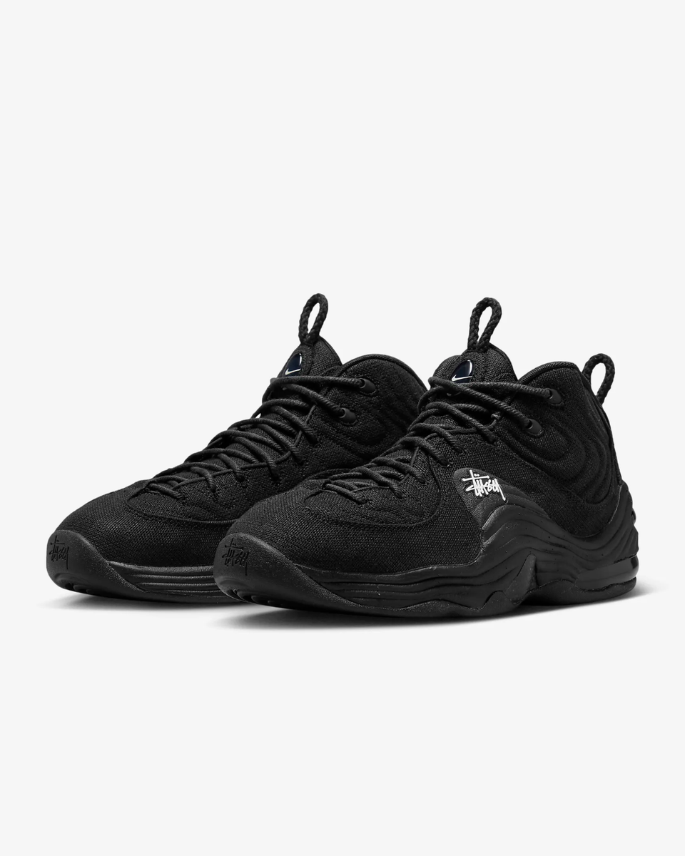 Size 10 - Nike Stussy x Air Penny 2 Black | eBay