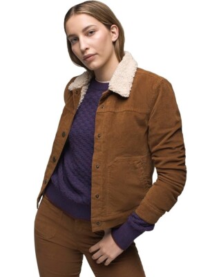 NEW prAna $150 SEPIA ASHLAND CORD JACKET SZ M MEDIUM