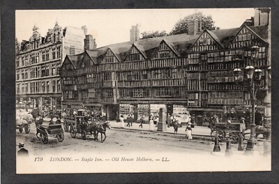 AK London Staple Inn Alte Häuser Holborn von Levy LL 179