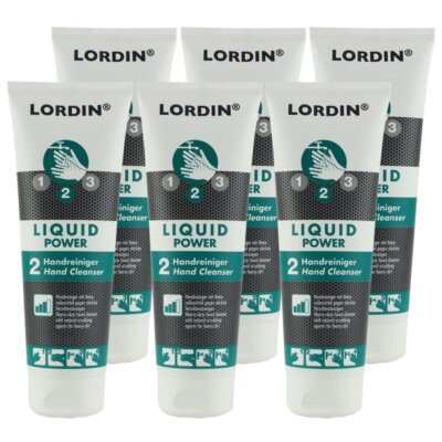 Greven Lordin Liquid Power 6 x 250 ml Handreiniger für starke Verschmutzung