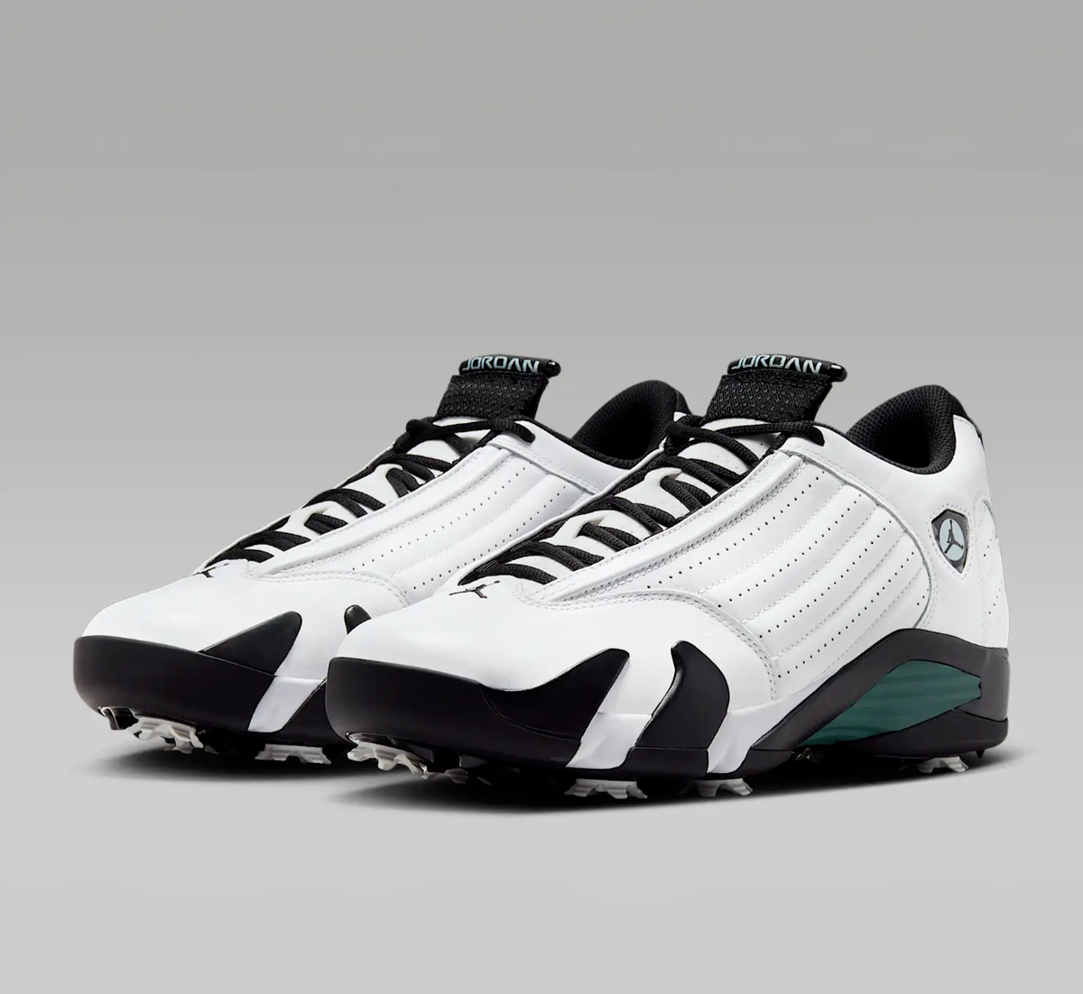 Nike Air Jordan 14 Golf HJ7710-100 30㎝ Jordan 14 Golf Oxidized Green HJ7710-100 | SneakerNews.com