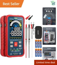 Compact 10000 Counts Digital Multimeter with LCD Backlight & Durable Protection