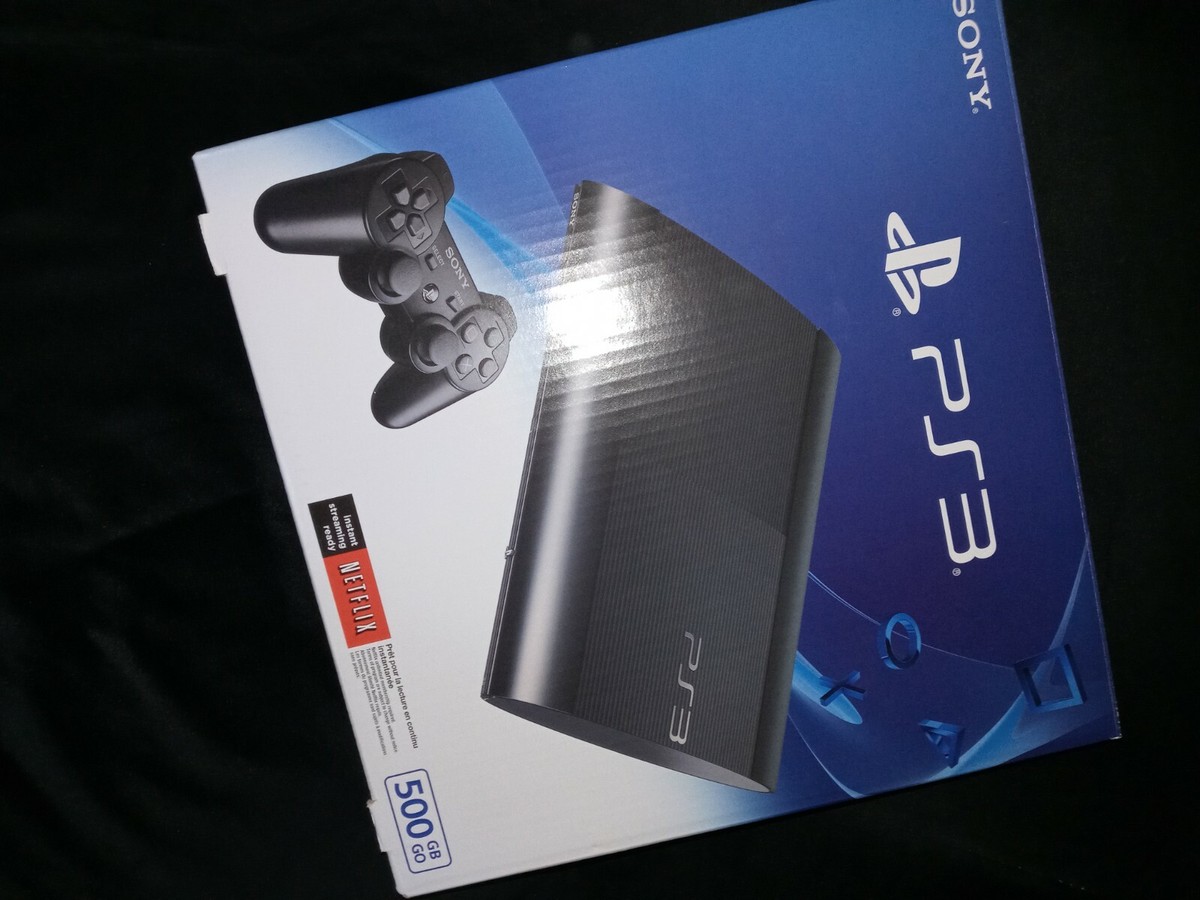 Sony PlayStation 3 - Slim 500 GB Charcoal Black Video Game Home