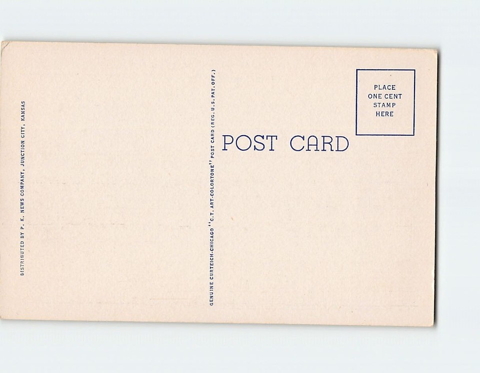 Postcard Herington Lake Herington Kansas USA eBay