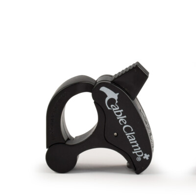 Cable Clamp  Kabelklammer bis Ø 25 mm, klein, schwarz, 5 Stück, Kabelhalter