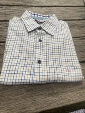 Mens DoubleTWO vintage formal button down shirt size 15.5 inches warm handle