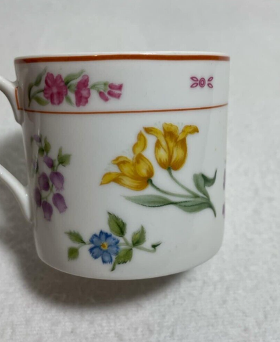 Set Of 2 Georges Briard Made France Floral Fantasy Cup & Saucer Set - Picture 18 of 19