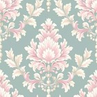 40x Pastel Princess Damask Peel and Stick Tiles Vinyl Sticker Bathroom Kitchen