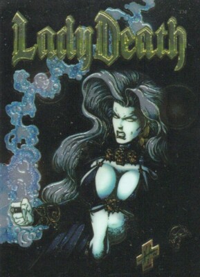 Lady Death Krome 1994: Between Heaven & Hell Chromium Promo Card