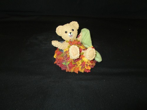 Vintage Hamilton Collection Snuggle Bear, Autumn Fun, COA - Bild 2 von 4
