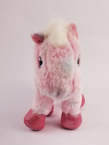 Webkinz Pink plush pony glitter in mane and tail 9" no tag mane trimmed - Picture 4 of 4