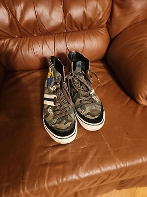 Polo Ralph Lauren Solomon Camo Men's Shoes Sneakers Size 8D 01087