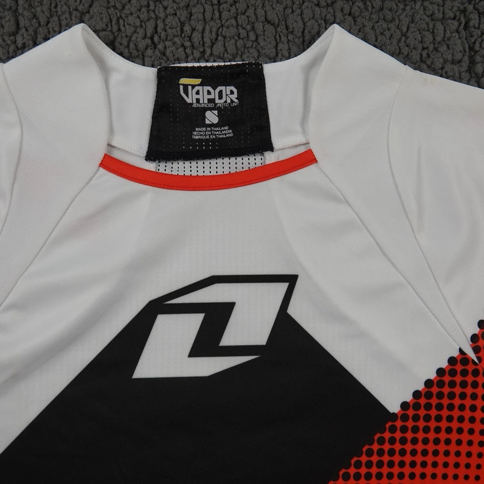 One Industries MTB Vapor Manga Corta Hombre/Adolescente Negro Blanco Rojo (Talla S) Foto 2 de 4
