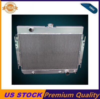 3 Rows Aluminum Radiator Fit 1964 65 66 67 68 Chevy Bel Air Impala Base GM Cars