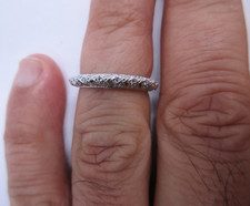 14K Gold Diamond Wedding Band Diamond 2/3 Carat F-VS1  Value 3,900