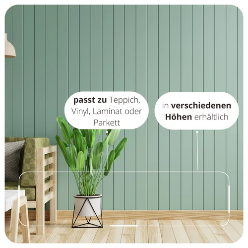 REESE | Massivholz-Sockelleiste | Fichte |  viele Höhen Verfügbar -  2300mm lang - Bild 11 von 24