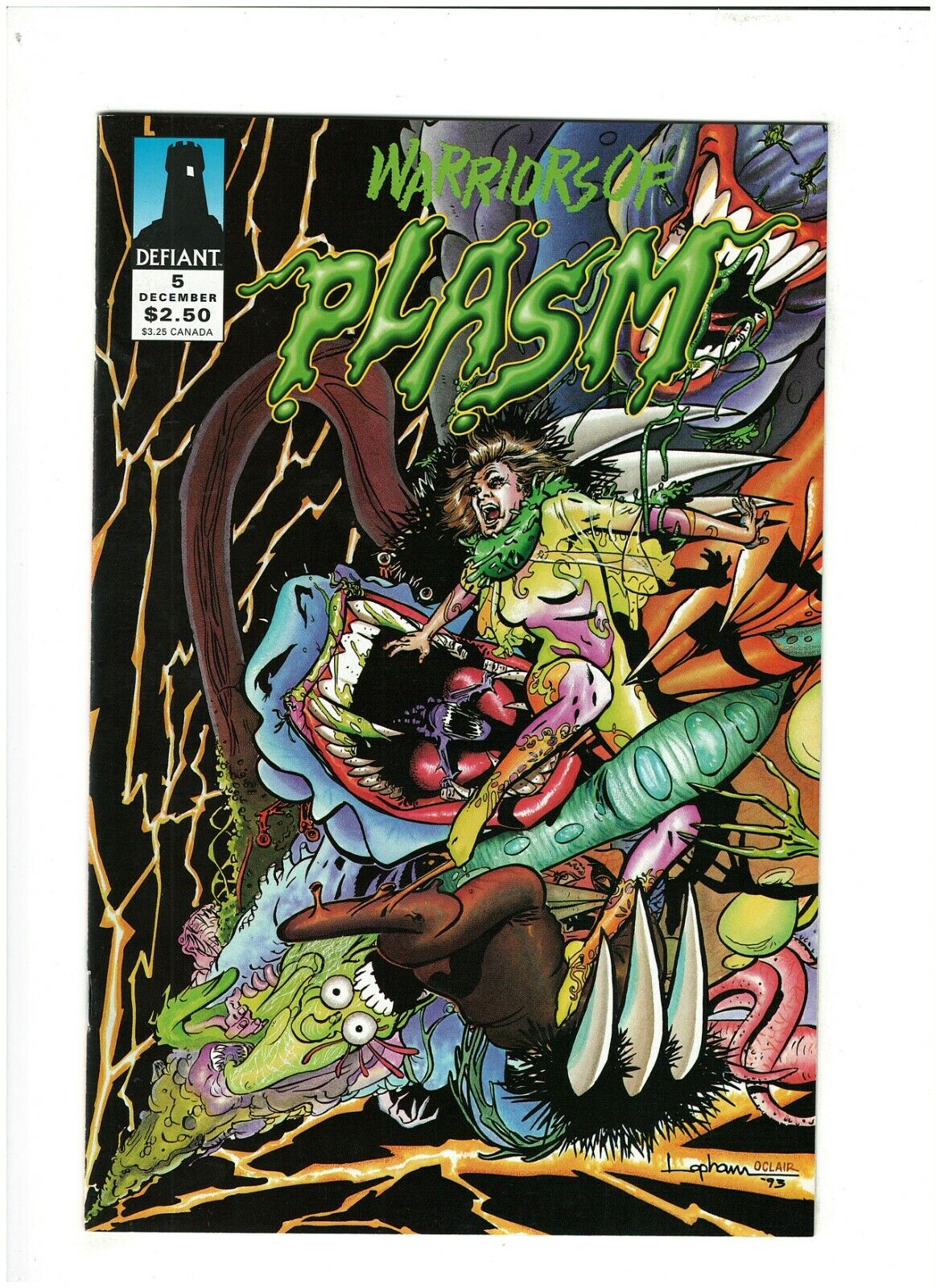 Warriors of Plasm #5 VF/NM 9.0 Defiant Comics 1993 Jim Shooter & David Lapham
