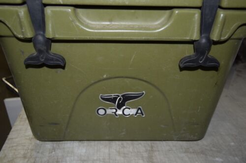 Vintage! ORCA 20 QT Cooler- Olive Green with Steel Handle - Picture 2 of 16