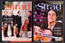 VINTAGE STRAD MAGAZINES 2 ISSUES MARCH APRIL 2003 TABEA ZIMMERMAN YSAYE QUARTET