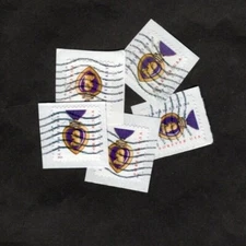 100+ #4704 Purple Heart Stamps, Used, Forever, Forever, On Paper