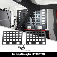 Black Rear Trunk Side Storage Hanging Expand Reck For Jeep Wrangler JK 2007-2017