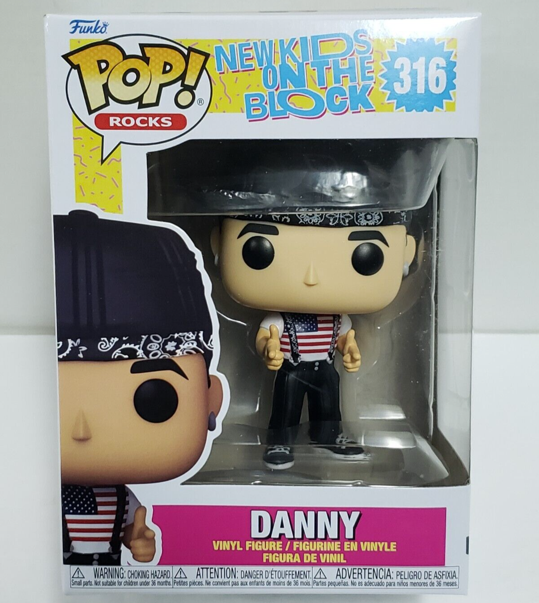 DANNY - New Kids on the Block Funko POP Rocks #316 Collectible