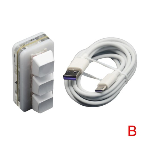 Keypad 3-key Mechanical Keyboard Custom Full-key Hot-swappable Button Tool Y0R7 - Bild 7 von 14