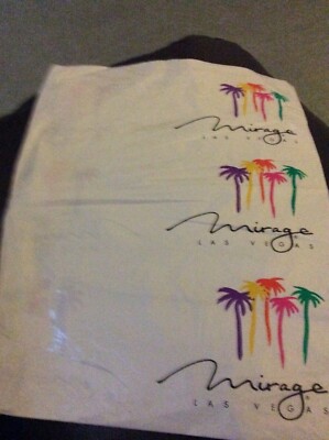 Mirage Hotel and Casino Las Vegas collectible plastic carrier  bag