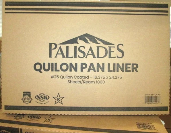 Palisades Grease-Proof Quilon Coated Pan Liner Sheet (1000 Pack) 16" x 24"