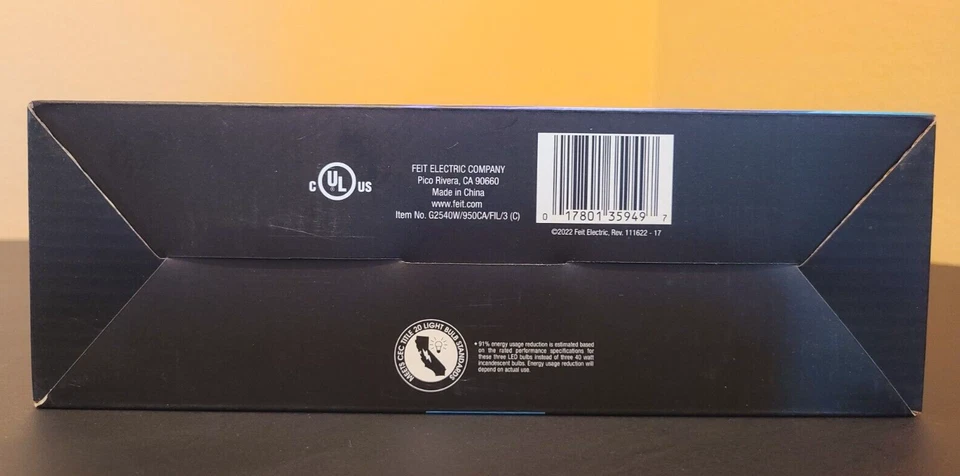 Feit Electric LED Bulbs G25, E26 Daylight 40-Watt Equiv. Frosted (Two 3-Packs) - Image 4 of 4