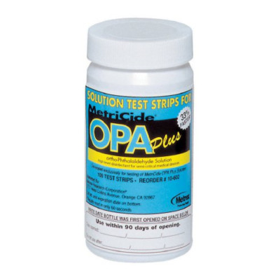 Metrex 10-602 MetriCide OPA Plus Solution Test Strips 100/Pk EXP Nov 2026