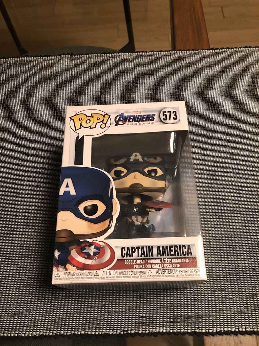 Marvel Funko Pop! Avengers Endgame CAPTAIN AMERICA #573! Cap with