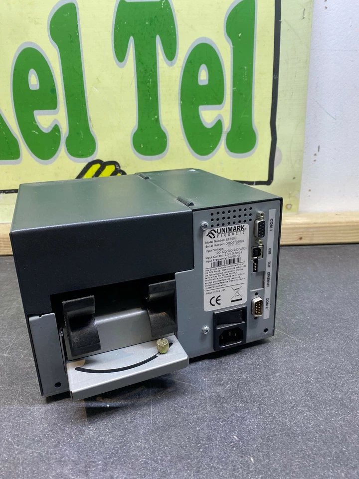 Unimark ET6500 Multi-Purpose Direct Thermal Tag Printer USB + Power Lead #4A - Image 2 of 3