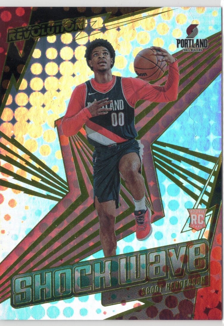 2023-24 Panini Revolution - Shock Wave #14 Scoot Henderson (RC)