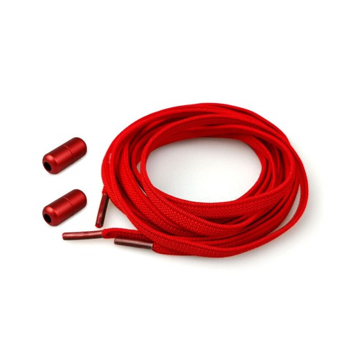 Cordones elásticos unisex perezosos sin corbatas elásticos cordones planos elásticos 1 par - Imagen 2 de 21