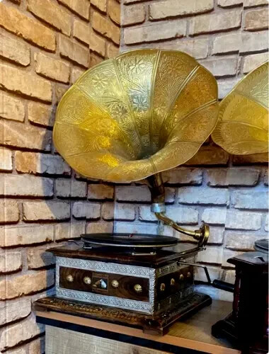 HMV Working Gramophone Vintage Gramophone Player Phonograph Vinyl Recorder - Picture 2 of 6